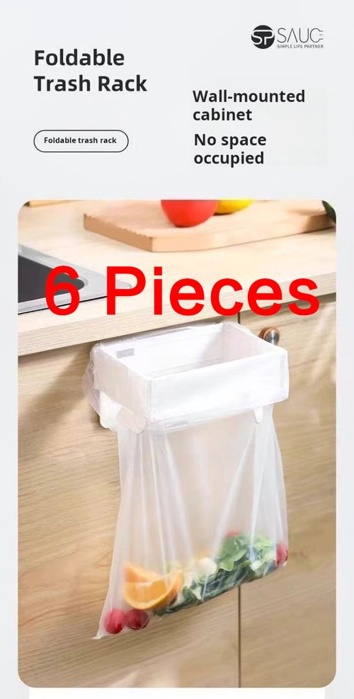 2397--6 Pieces Multifunctional foldable garbage storage stand