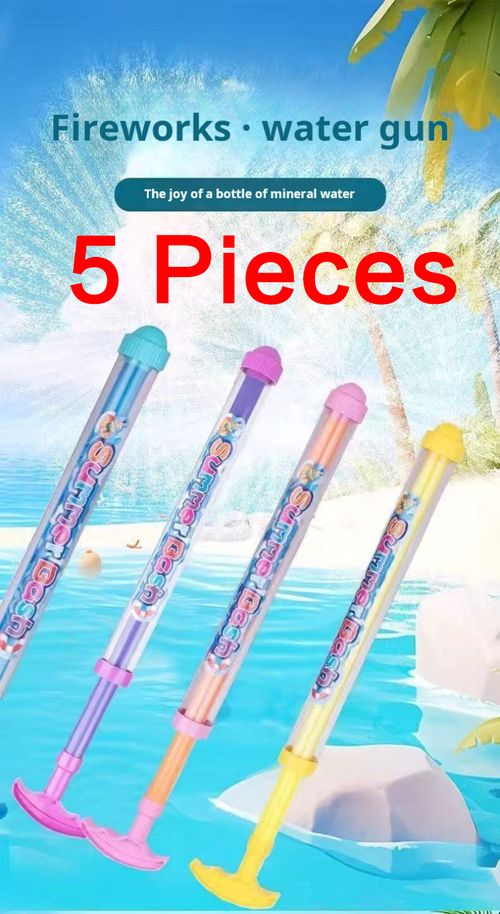 2332--5 Pieces Pull-out firework water gun