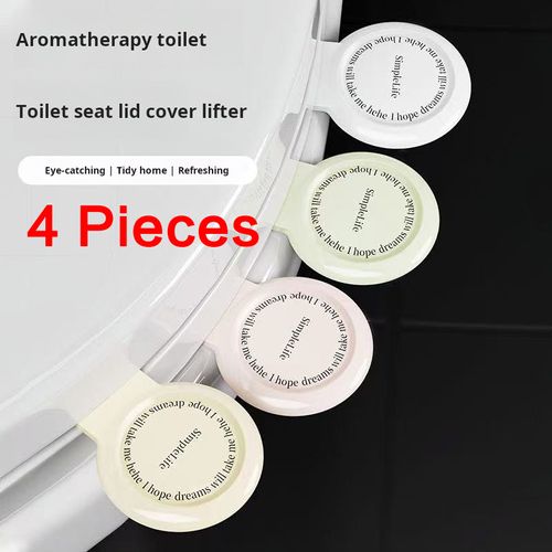 2469--4 Pieces Scented toilet lid holder