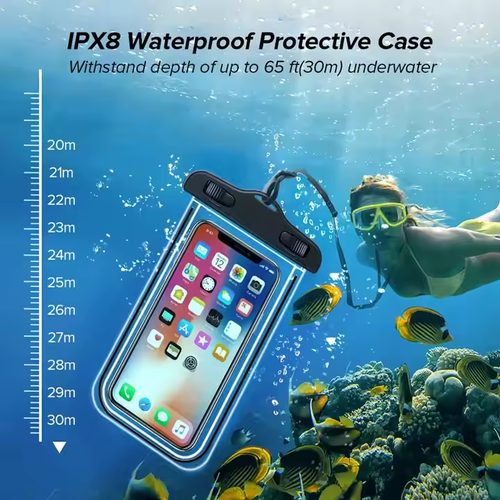 1966--COD Available--5-piece setWaterproof mobile phone case