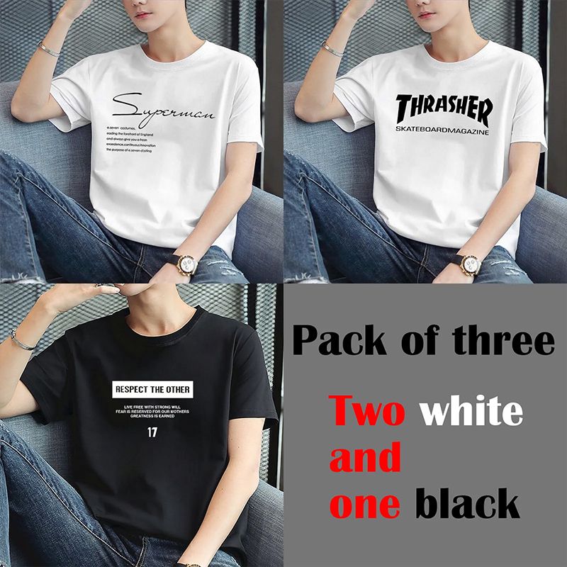 Supports COD 3-piece short-sleeved T-shirt 1108 复制