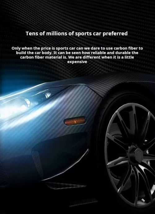 2459--6 Pieces Carbon fiber anti-collision rubber strips for the car door