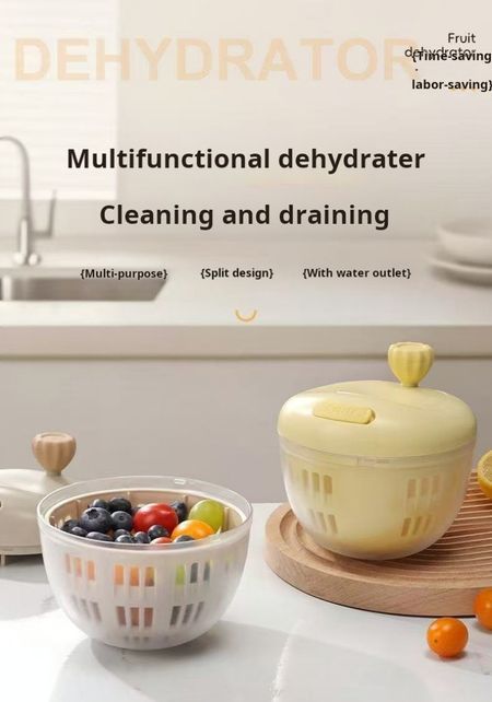 2414--Drain and spin dry the vegetable basket