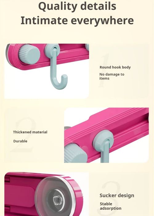 2313--Suction cup non-drilled hook