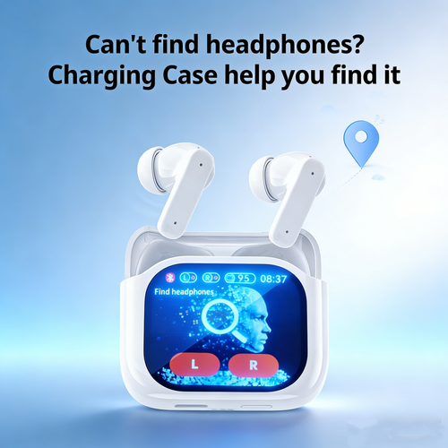 ✅ Touch screen + ANC + 40hr battery – all in one earbud.