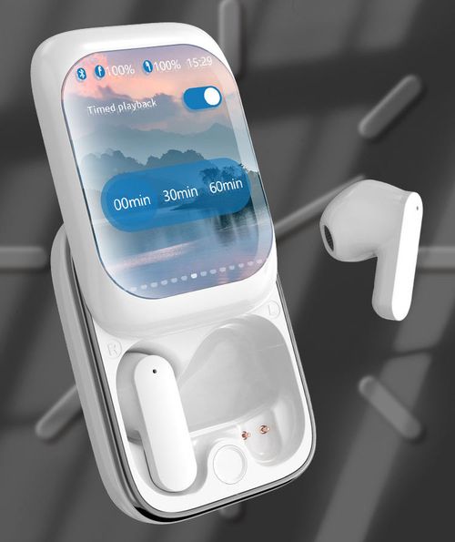 2025 Novo design Auscultadores com ecrã tátil deslizante Auscultadores para jogos com cancelamento ativo de ruído ANC Auscultadores para jogos sem fios Bluetooth tws buds