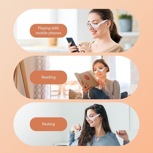 Microcurrent massage beauty eye protection device EMS eye red light massager lightens dark circles eye beauty device