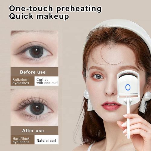 Ditch the Old-School Squeeze: The Future of Lash Curling is Here! Cordless & Rechargeable Heated Eyelash Curler