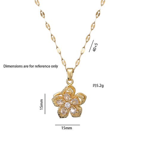 Dance of the Blooms: A Modern 360° Spin on the Classic Five-Petal Flower Pendant. A Truly Moving Piece of Art.