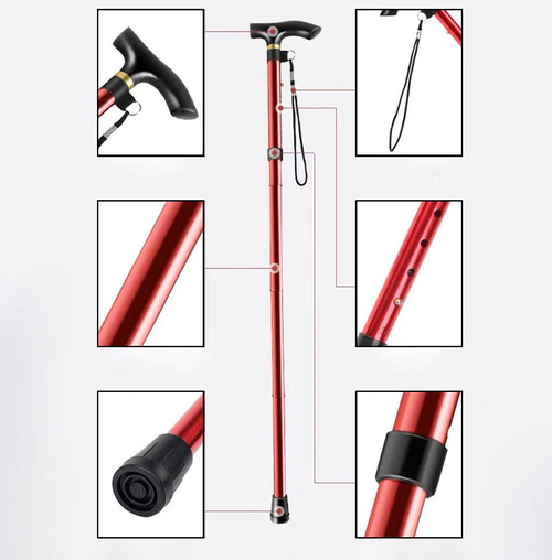 Outdoor folding trekking poles