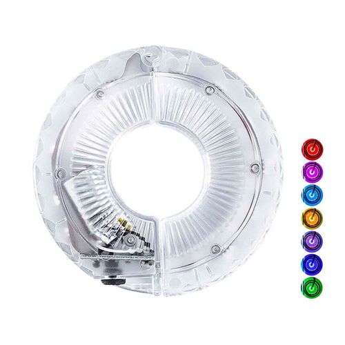 Self-Charging Bike Wheel Lights with 7-Color RGB LEDs, Auto Motion Sensing, and Easy-Snap Spoke Covers for The Ultimate Night Ride Experience