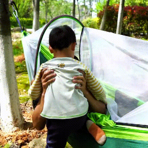 Outdoor mosquito net hammock