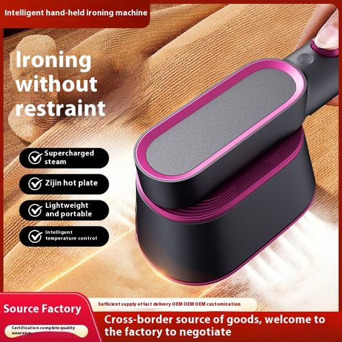 Portable steam iron, quick wrinkle removal, suitable for home and business trips