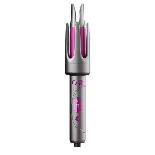Long-lasting, long-lasting curling iron for long waves. Fully automatic, perfect for lazy hair. Negative ion treatment for frizz-free hair. Smart LCD screen for anti-scalding.