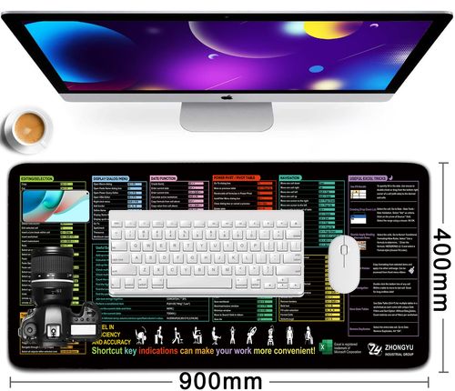 Upgrade Your Desk Setup - All-in-One Keyboard and Mouse Mat