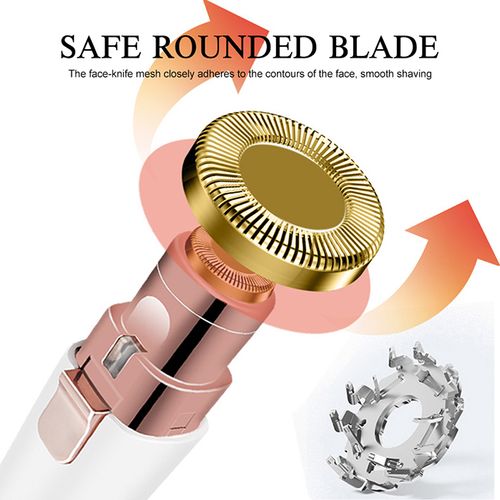 Double-headed electric eyebrow trimmer! Trim and shave two-in-one, saving time and effort, even beginners can easily use it!