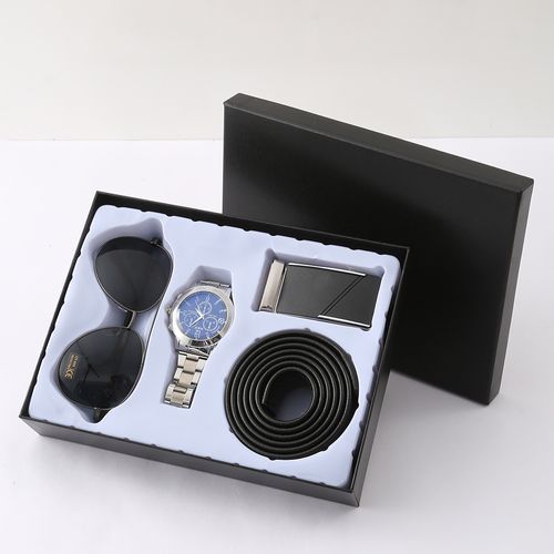 A distinguished example of elegance, a refined wrist presence | A four-piece gift set for men