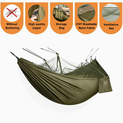 Outdoor mosquito net hammock