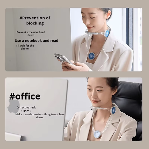 Portable Neck Posture Corrector Traction Device Adjustable Neck Support Brace for Neck Pain and Support