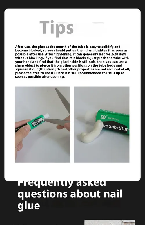Multifunctional nail-free adhesive for kitchen bathroom wall strong structural glass glue transparent non-porous household sundries
