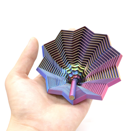 🌟🥕3D Printed Hypnotic Folding Toy
