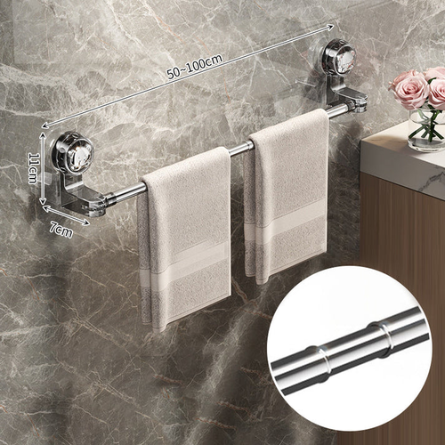Adjustable Suction Cup Towel Bar