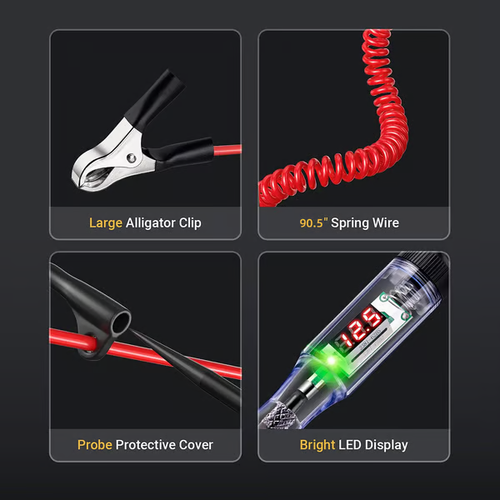 ✨Heavy Duty 5-90V Digital LED Circuit Tester