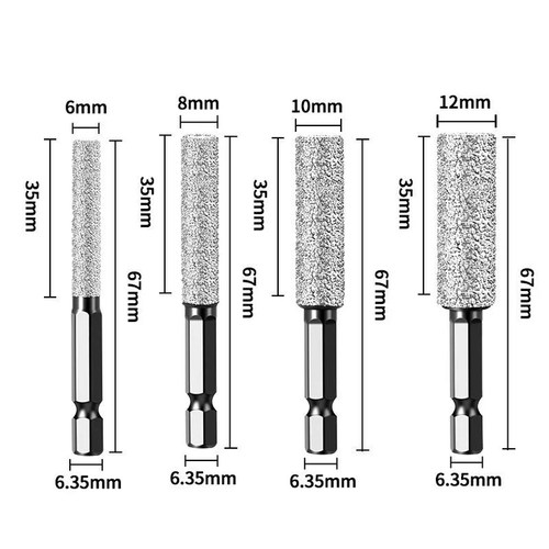 🔥Hex Shank Brazed Hole Opener for Drilling and Grinding