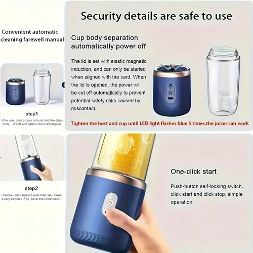 Portable   Blender    2-in-1 Portable Blender and Juicer
