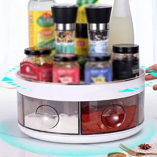 Time-limited Special⌛360° Rotating Double-Layer Spice Organizer