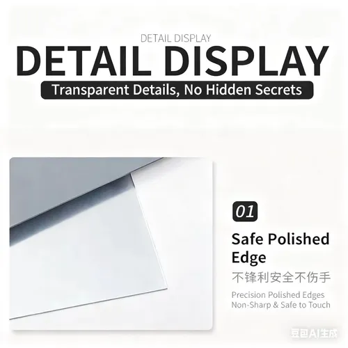 Unbreakable Flexible Acrylic Full-Body Mirror Stickers (Dorm&Bedroom&Bathroom&Wardrobe Inner)