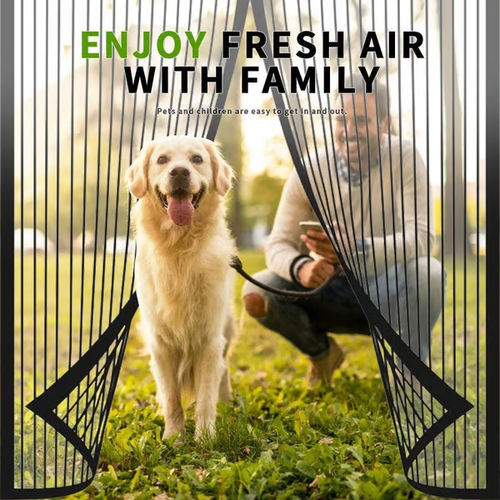 ✨ Say Goodbye to Mosquito with the Mosquito Mesh Screen Door Net Curtain!