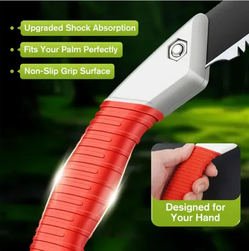 Lightweight and sharp universal pruning saw with sheath