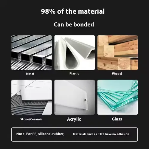 Multifunctional nail-free adhesive for kitchen bathroom wall strong structural glass glue transparent non-porous household sundries