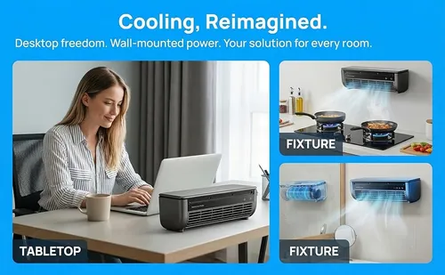🔥⏰Wireless Charging Air Conditioner❄️