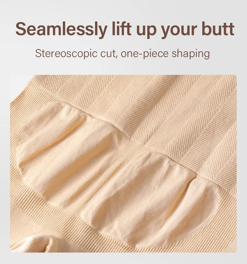 High-waist shaping shorts, easy to put on and take off, comfortably flattening the abdomen and non-pressuring for buttocks lift  （Buy one get one free）