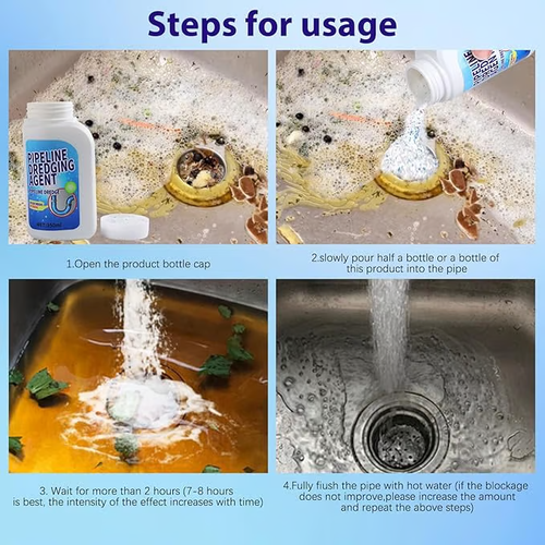 🎁Eco-friendly Sink and Drain Pipe Dredging Powder
