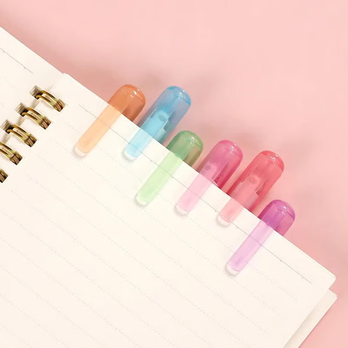 🌈6 color Curve Highlighter Pen🔥🔥💖BEST GIFTS FOR KIDS