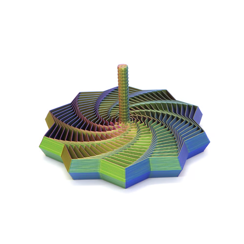 🌟🥕3D Printed Hypnotic Folding Toy