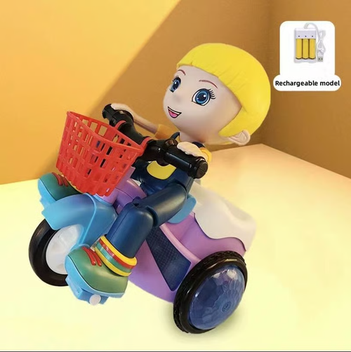 💥 Stunt Spin Dance Tricycle Electric Toy with Sound Music Light Toy