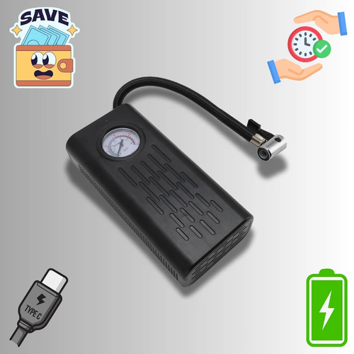 ReFill Pro Cordless Tyre Inflator Air Pump Portable & Reachargeable