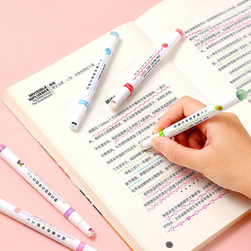 🌈6 color Curve Highlighter Pen🔥🔥💖BEST GIFTS FOR KIDS