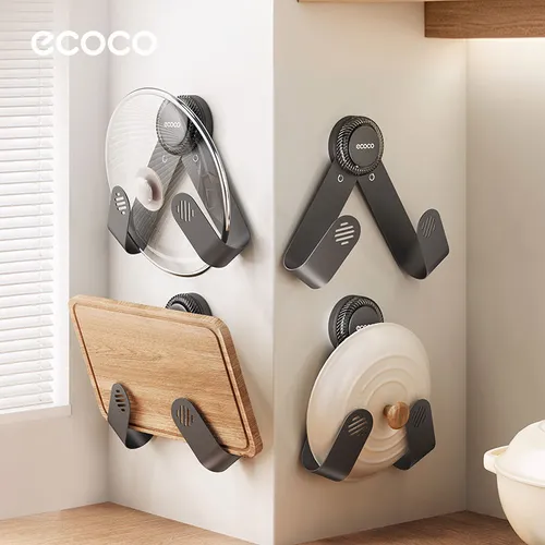 Wholesale pot lid racks, vacuum suction cup kitchen storage racks, lunch box racks, and multi-functional cutting board racks. 🎁Get 3 pieces!🎁