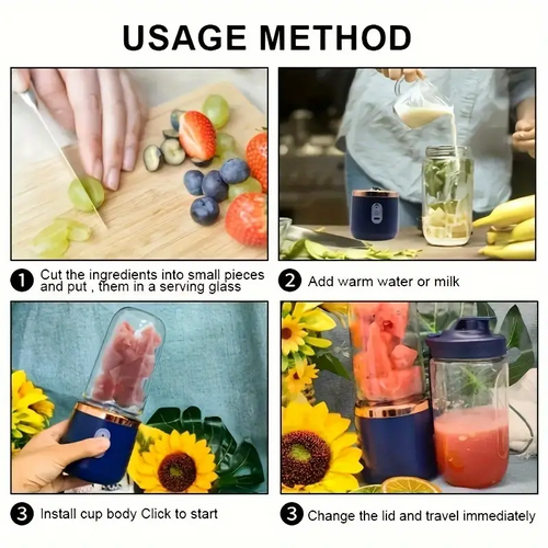 Portable   Blender    2-in-1 Portable Blender and Juicer
