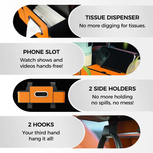 Car Multifunctional Seat Back Waterproof Storage Bag