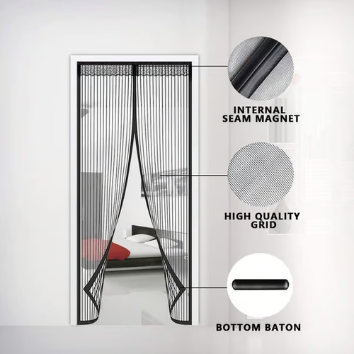 ✨ Say Goodbye to Mosquito with the Mosquito Mesh Screen Door Net Curtain!