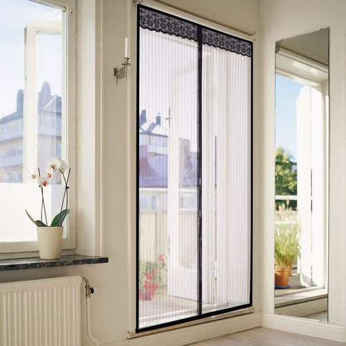 ✨ Say Goodbye to Mosquito with the Mosquito Mesh Screen Door Net Curtain!