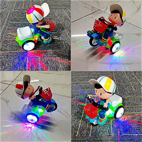 💥 Stunt Spin Dance Tricycle Electric Toy with Sound Music Light Toy