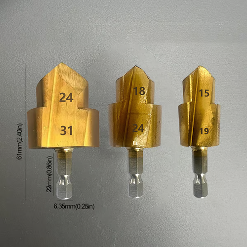 🔥Heavy Duty Pipe Reaming Drill Bits(3PCS)