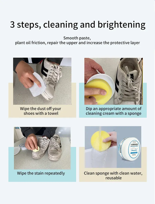 White Shoe Cleaning Cream